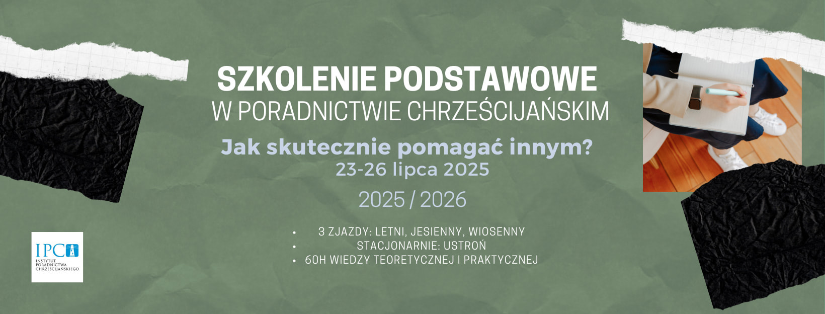 Szkolenie Podstawowe w poradnictwie chrześcijańskim - Jak skutecznie pomagać innym? 2025-2026